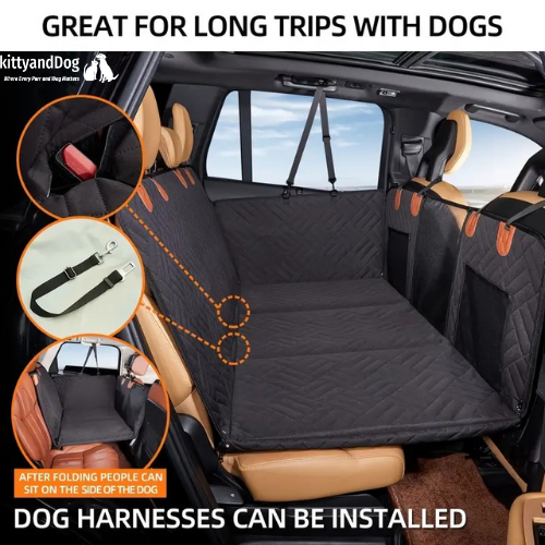 KittyandDog™ Hard Bottom Dog Car Seat Cover
