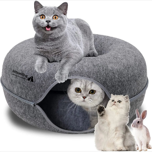 KittyandDog™ Donut Pet Cat Tunnel